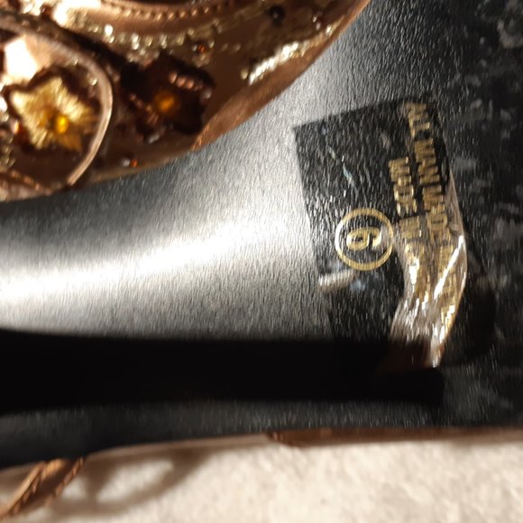 Delicious brand embellished strappy heels ladies size 6, excellent condition - Picture 6 of 10